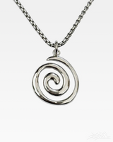 OFFSEAL Y2K Spiral Pendant Necklace