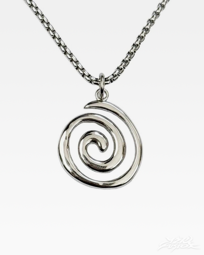OFFSEAL Y2K Spiral Pendant Necklace
