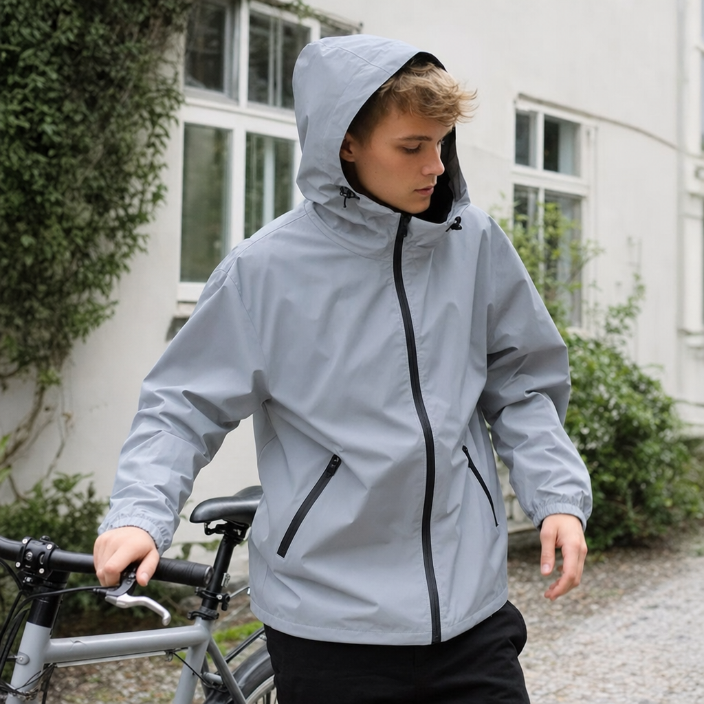 Night Reflective Hooded Jacket