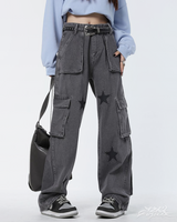 OFFSEAL Y2K Star Cargo Pants