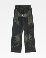 OFFSEAL Y2K Star Detail Jeans