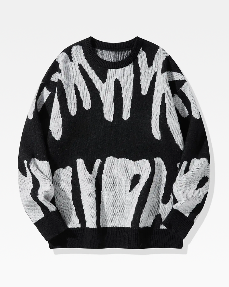 OFFSEAL Streetwear Knit Sweater