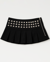 OFFSEAL Y2K Studded Mini Skirt