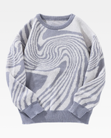 OFFSEAL Y2K Swirl Sweater