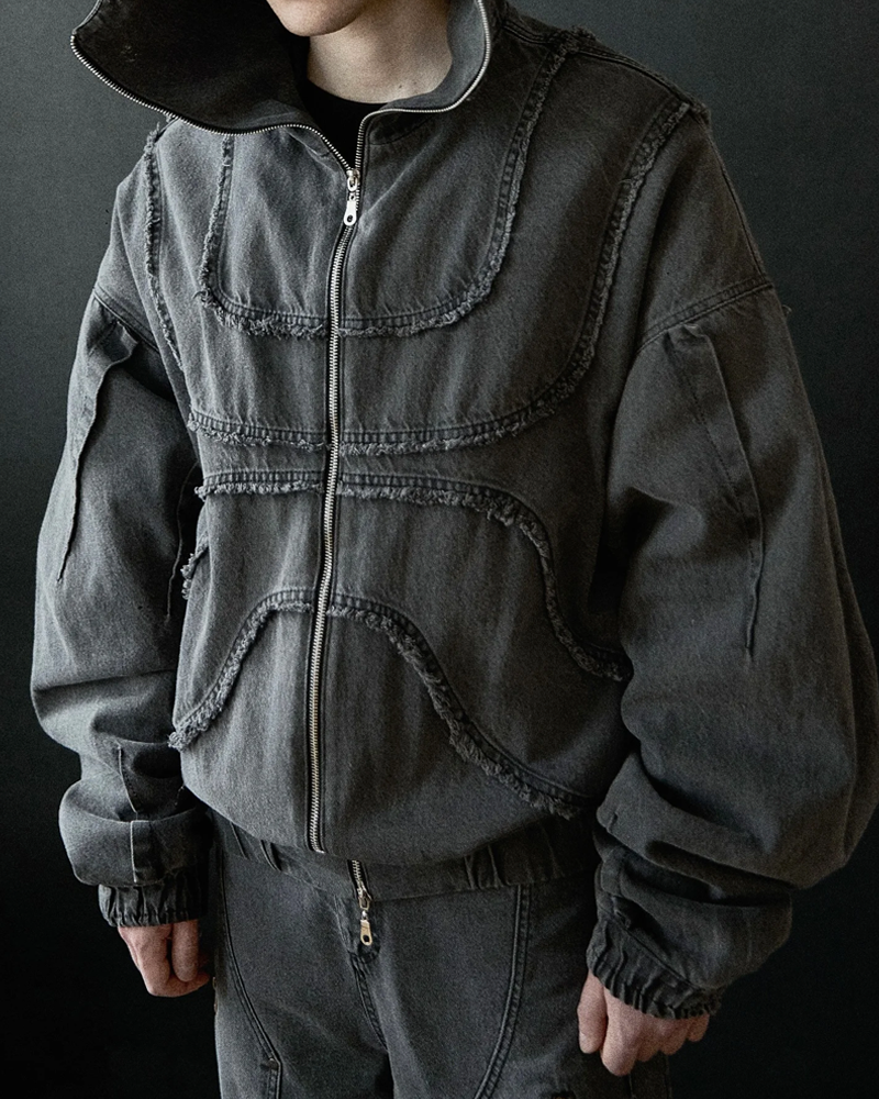 OFFSEAL Techwear Denim Jacket