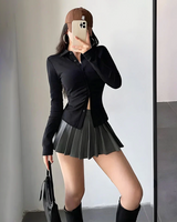 OFFSEAL Tennis Pleated Mini Skirt
