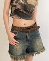OFFSEAL Y2K Vintage Leather Belt