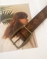 OFFSEAL Y2K Vintage Leather Belt