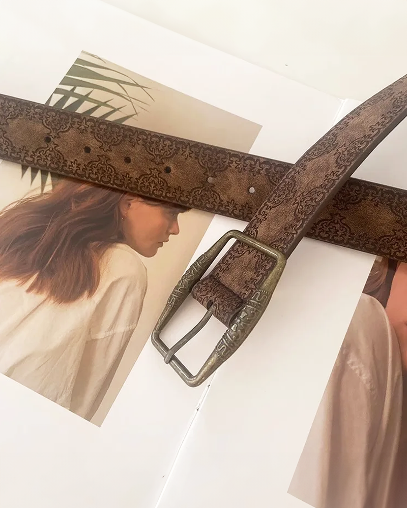 OFFSEAL Y2K Vintage Leather Belt