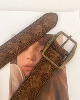 OFFSEAL Y2K Vintage Leather Belt