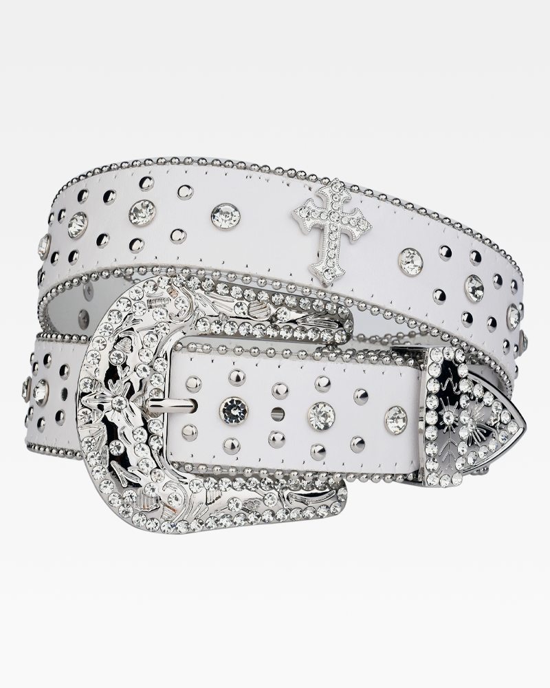 OFFSEAL Y2K White Western Belt