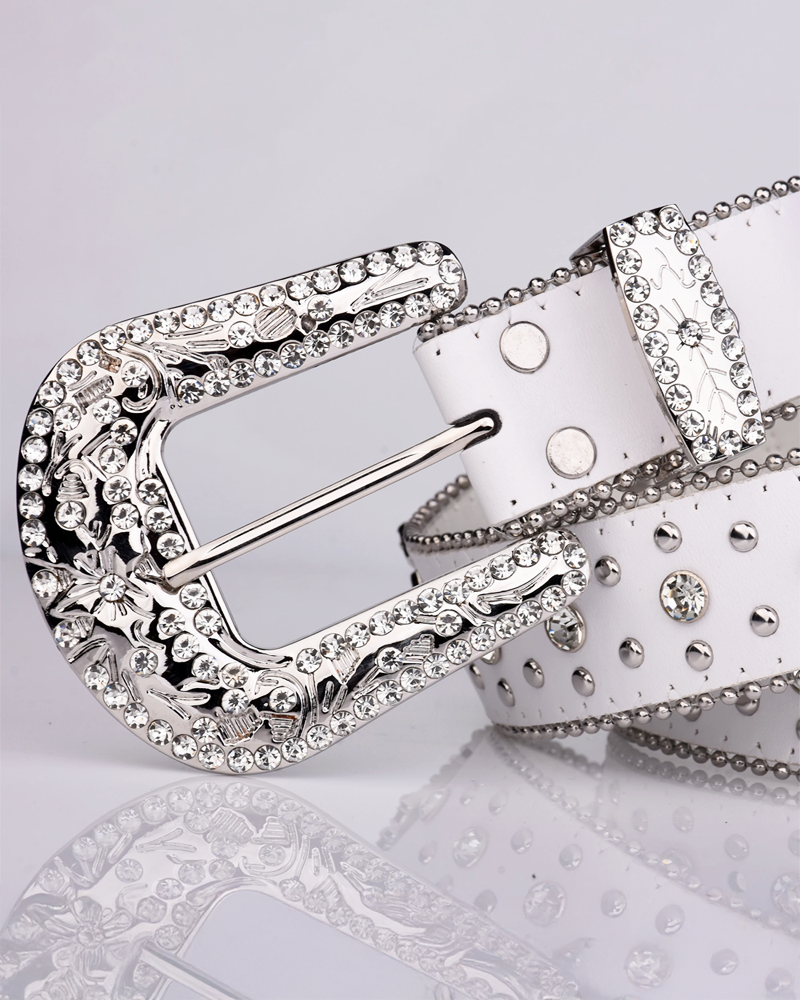 OFFSEAL Y2K White Western Belt