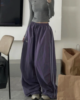 OFFSEAL Y2K Wide Leg Striped Joggers