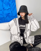 OFFSEAL Women's Graphic Cardigan