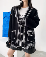 OFFSEAL Women's Graphic Cardigan