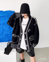 OFFSEAL Women's Graphic Cardigan