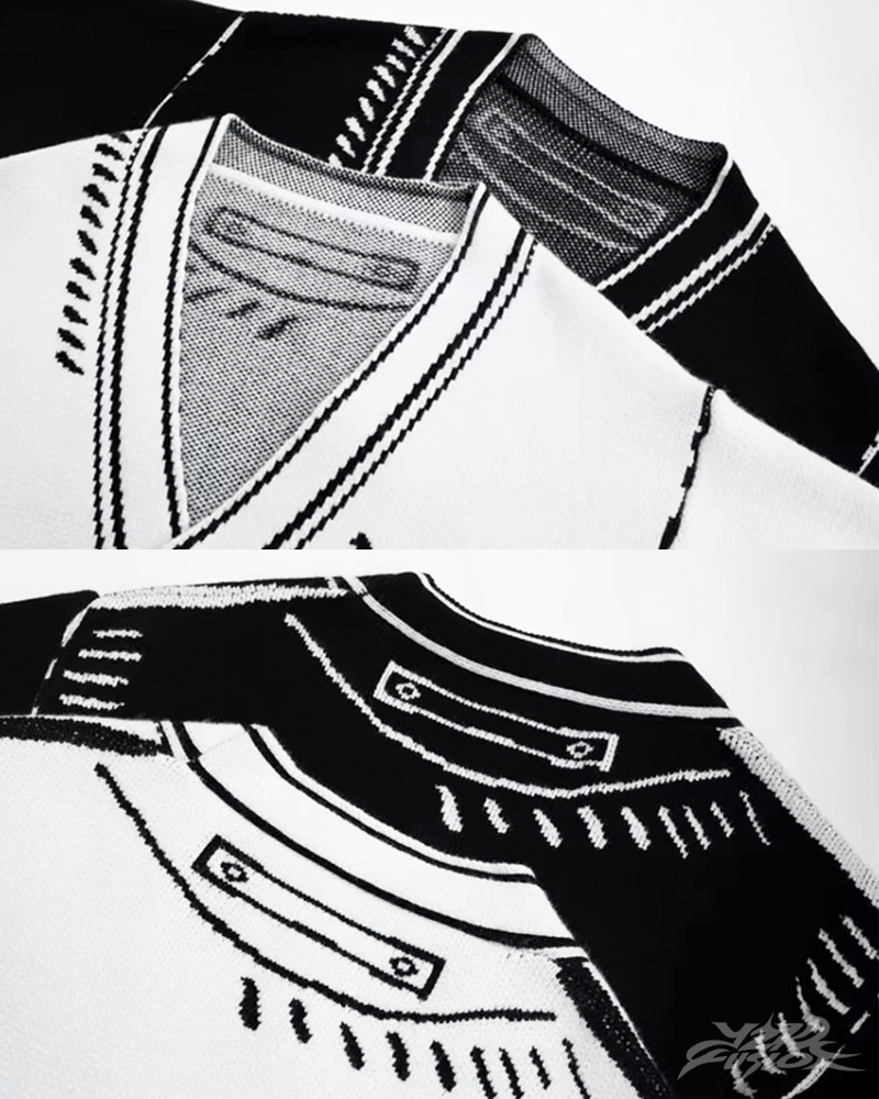 OFFSEAL Women's Graphic Cardigan