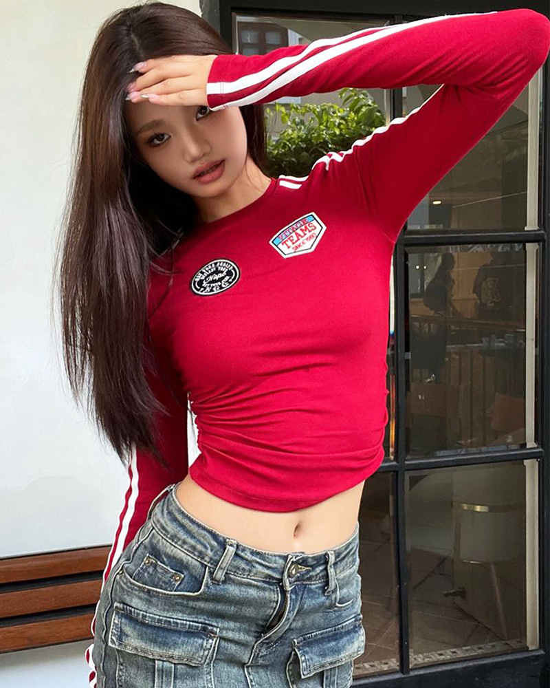 OFFSEAL Y2K Women's Racing Crop Top