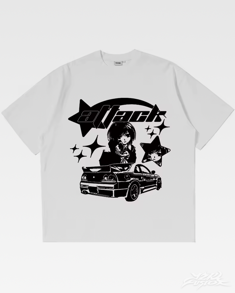 OFFSEAL Y2K Anime Shirt