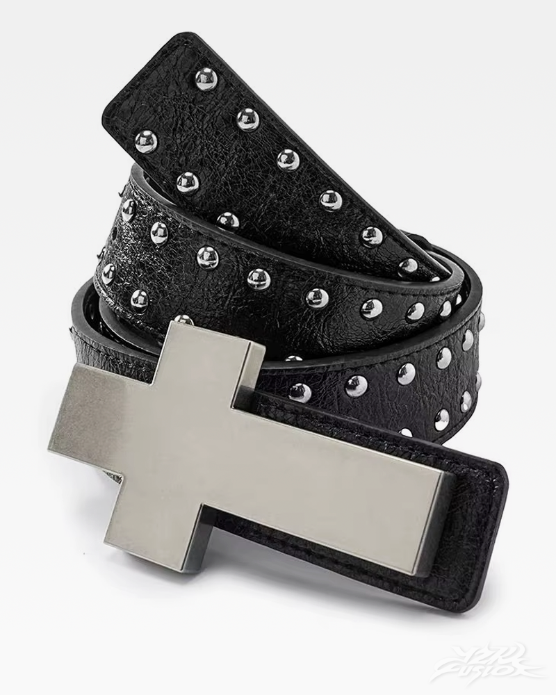 OFFSEAL Y2K Belt with Cross Buckle