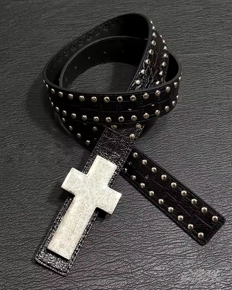 OFFSEAL Y2K Belt with Cross Buckle