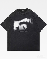 OFFSEAL Y2K Blurry Letters Shirt