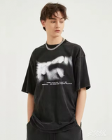OFFSEAL Y2K Blurry Letters Shirt