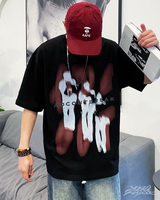 OFFSEAL Y2K Blurry Silhouettes Shirt