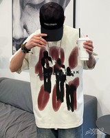 OFFSEAL Y2K Blurry Silhouettes Shirt