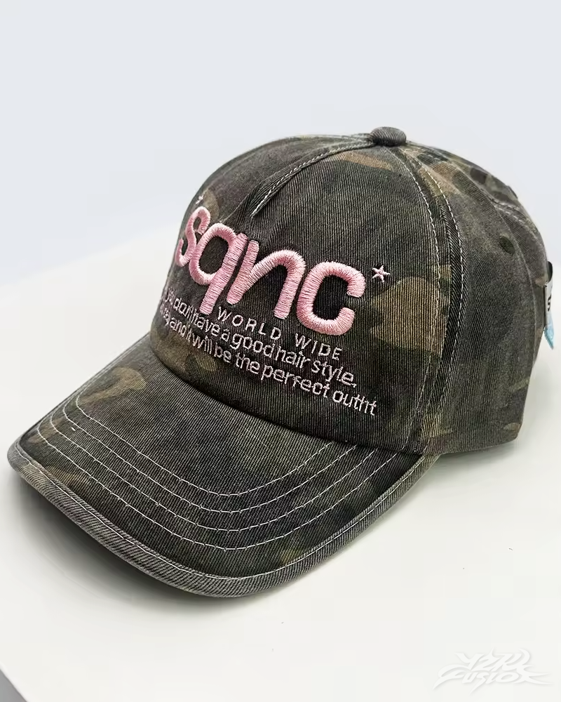 OFFSEAL Y2K Camo Baseball Cap