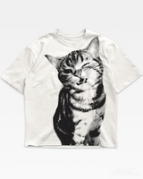 OFFSEAL Y2K Cat Graphic Tee
