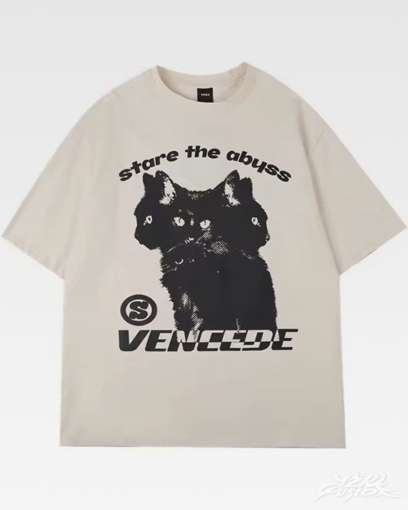 OFFSEAL Y2K Cat Shirt