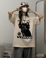 OFFSEAL Y2K Cat Shirt