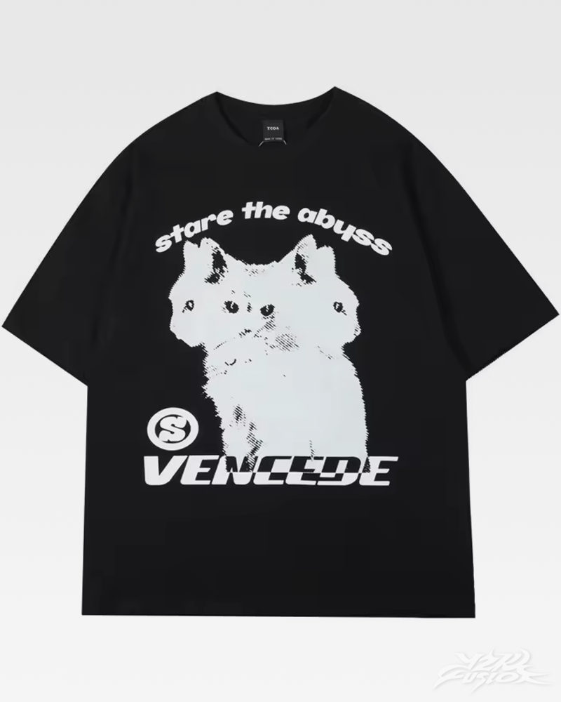 OFFSEAL Y2K Cat Shirt