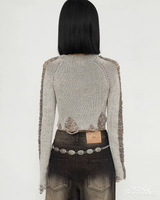 OFFSEAL Y2K Cropped Sweater