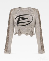 OFFSEAL Y2K Cropped Sweater