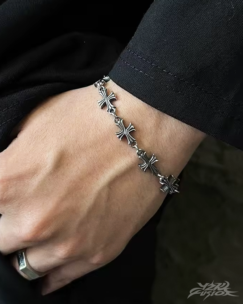 OFFSEAL Y2K Cross Bracelet