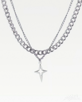 OFFSEAL Y2K Cross Necklace Men