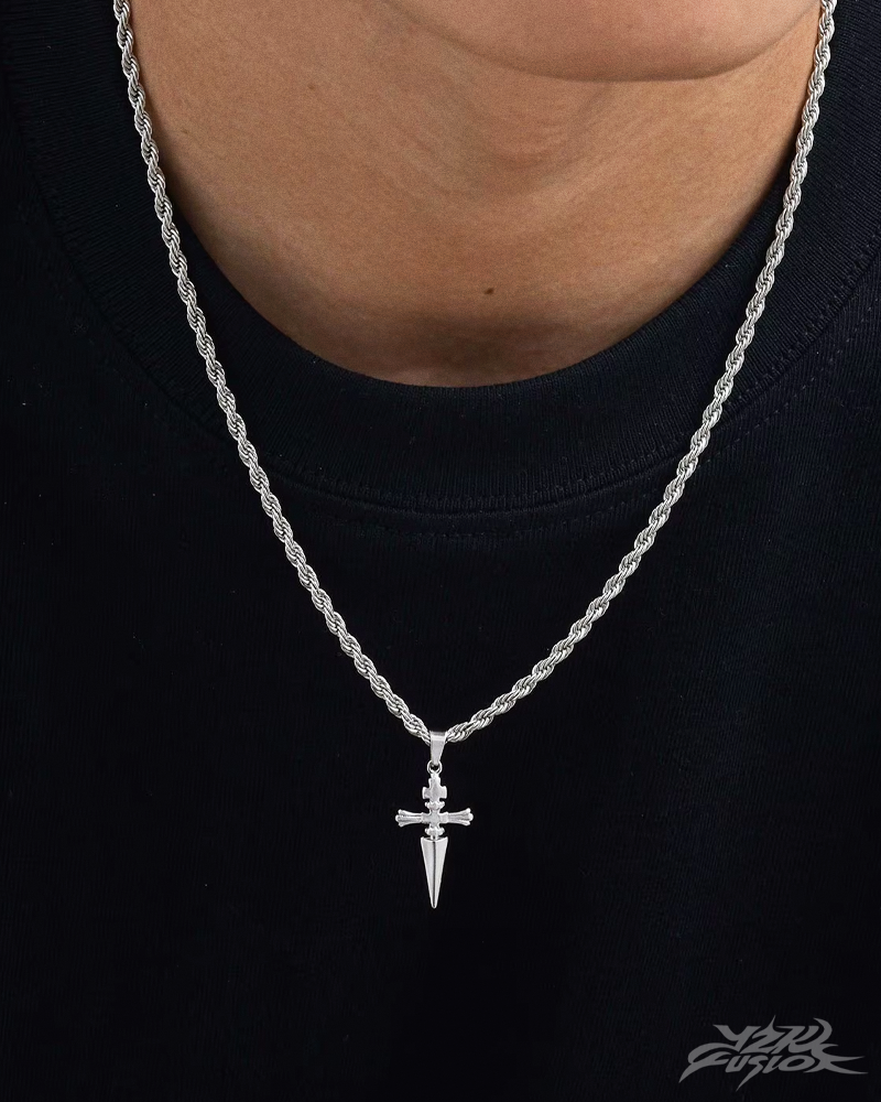 OFFSEAL Y2K Dagger Necklace