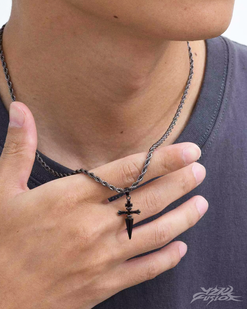 OFFSEAL Y2K Dagger Necklace