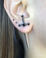 OFFSEAL Y2K Dagger Stud Earrings