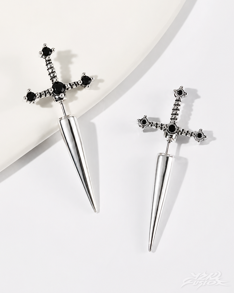 OFFSEAL Y2K Dagger Stud Earrings