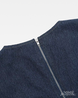 OFFSEAL Y2K Denim Cutout Top