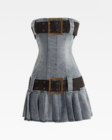 OFFSEAL Y2K Denim Dress