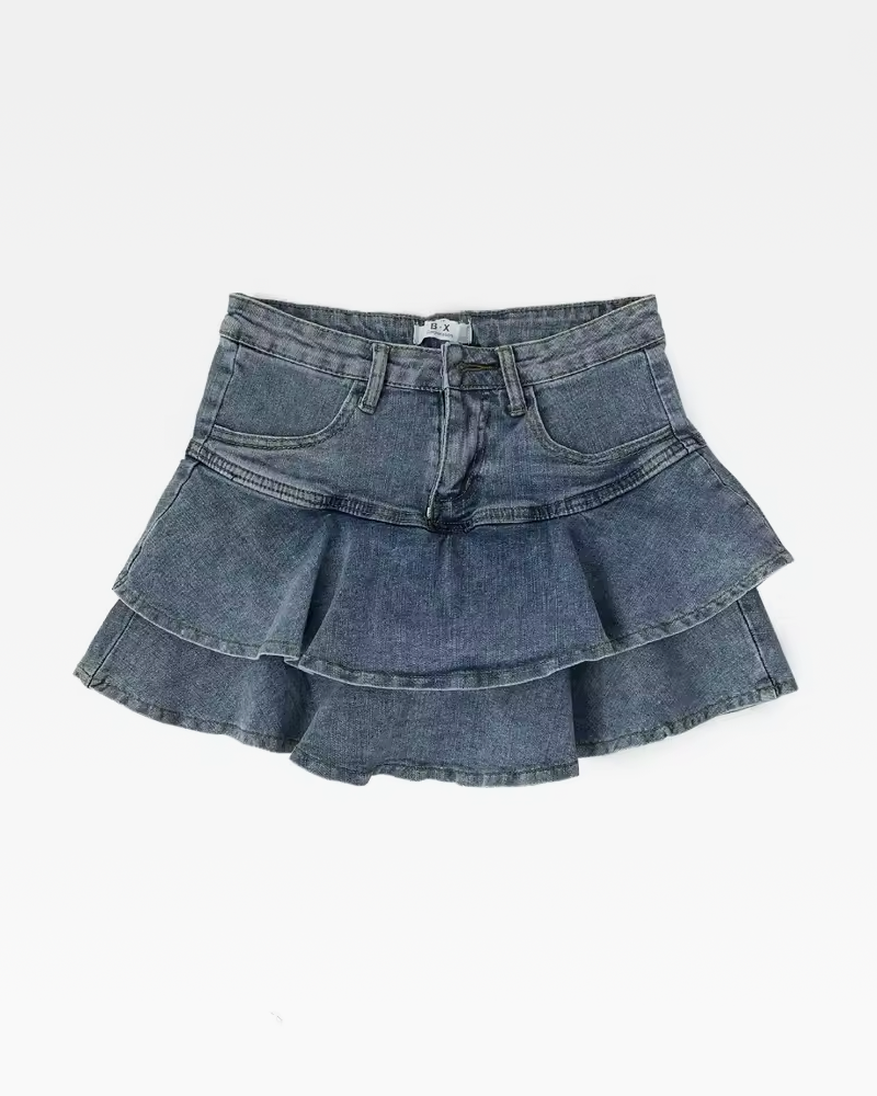 OFFSEAL Y2K Denim Mini Skirt