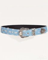 OFFSEAL Y2K Denim Western Belt