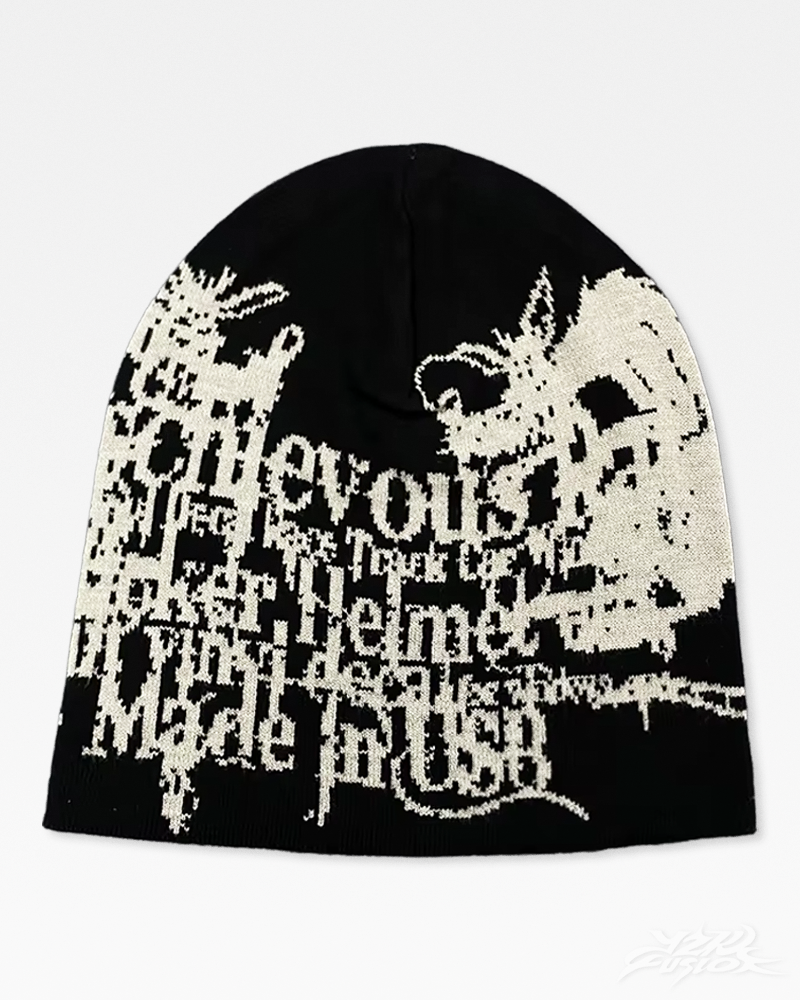 OFFSEAL Y2K Dragon Graphic Beanie
