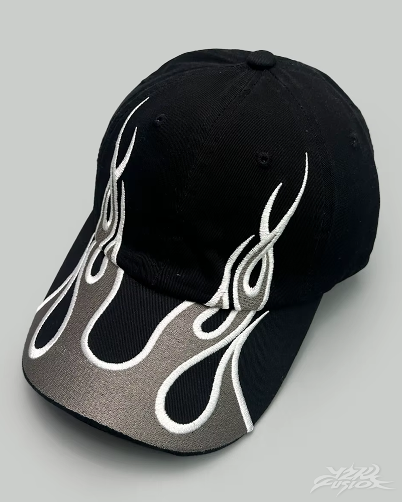 OFFSEAL Y2K Flame Baseball Cap