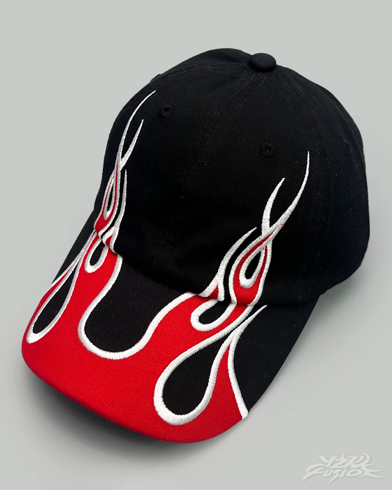 OFFSEAL Y2K Flame Baseball Cap