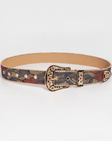 OFFSEAL Y2K Floral Western Belt